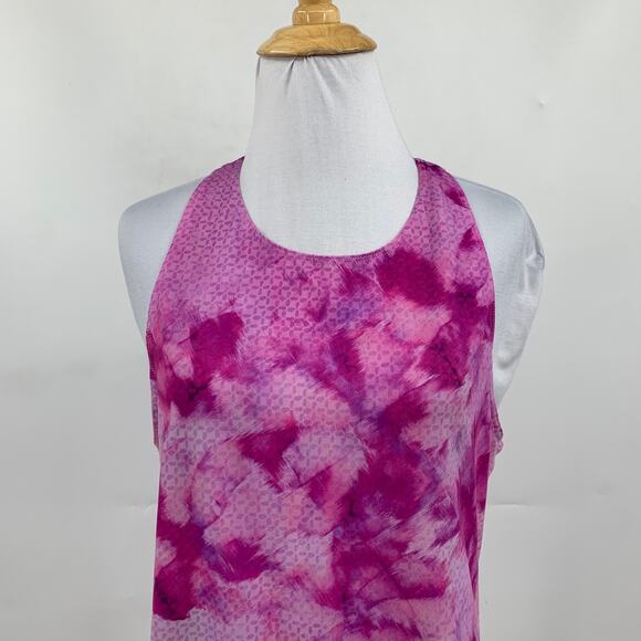 Prana Tank Top Womens XL Extra Large Ombre Boost Print Racerback Performance - Picture 3 of 12